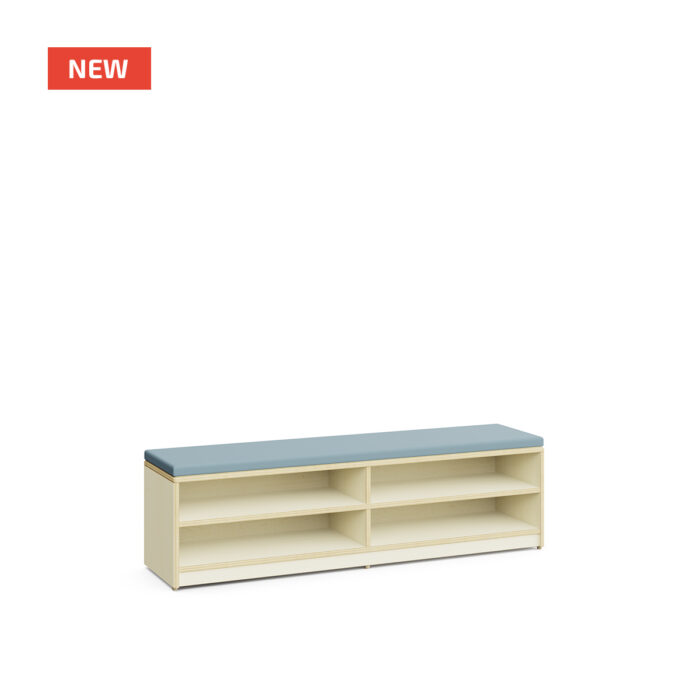 Plum children’s bench with storage (New)